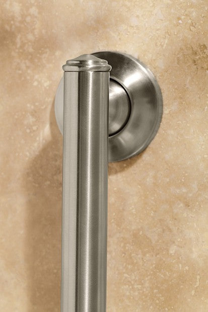 Moen LR8724D1GBN Home Care 24" Designer Grab Bar - Brushed Nickel