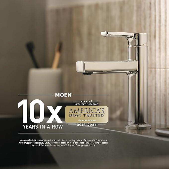 Moen 2995EP Chateau Tub And Shower Faucet Single Function Shower Head - Chrome