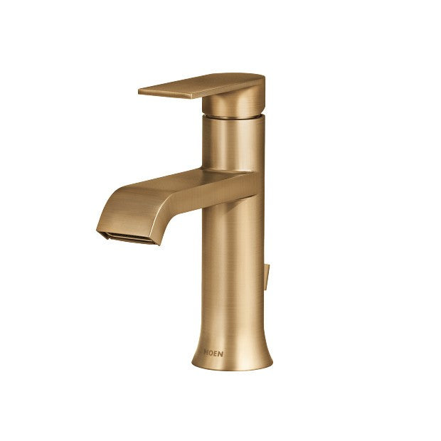 Moen WS84760BZG Genta Single Handle 1 Hole Bathroom Faucet - Bronzed Gold