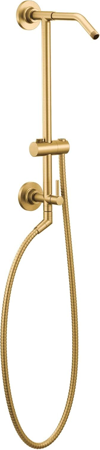 Moen TS3661NHBG Annex Retrofit Slide Shower Rail Bar No Head Brushed Gold 