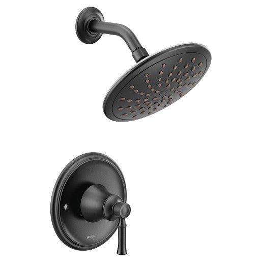 Moen T2282EPBL Dartmoor Posi-Temp Shower Faucet Valve Trim Only - Matte Black