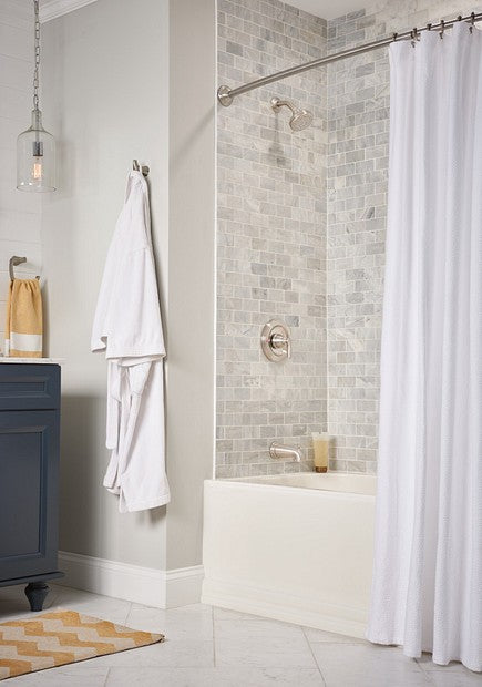 Moen 82537SRN Hilliard Tub and Shower Trim Package Spot Resist Brushed Nickel