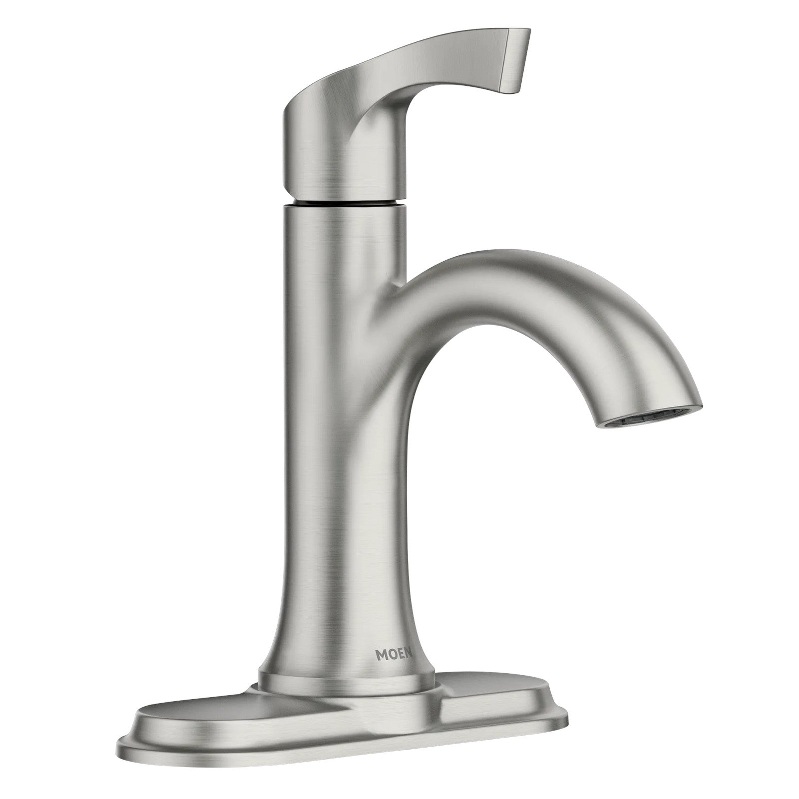 MOEN Korek 84466SRN 1-Handle Centerset Bathroom Sink Faucet - Brushed Nickel