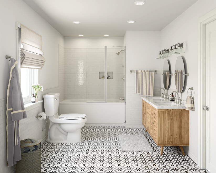 Moen 82910BL Banbury Trim Kit Tub and Shower Faucet 1.75 GPM Matte Black