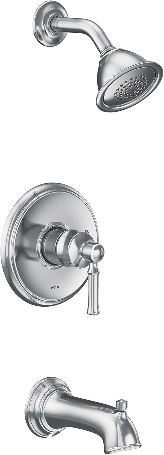 Moen UT2183EP Dartmoor Chrome M-CORE 2-Series 1-Handle Tub & Shower Trim Valve