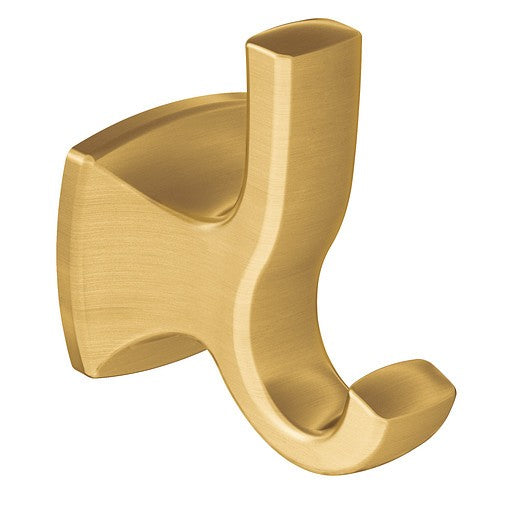 Moen YB5103BG Voss Double Robe Hook - Brushed Gold