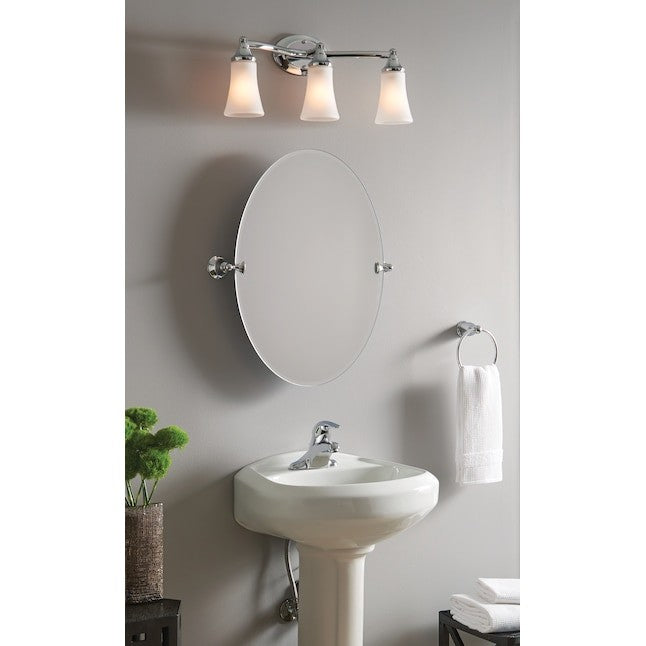 Moen WS84509 2-Pack Adler 1-Handle Bathroom Faucet Polished Chrome W/Drain