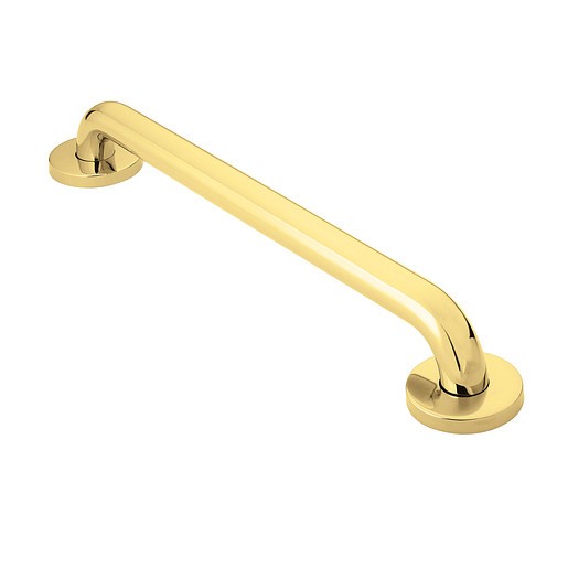 Moen R8724PB 24" Grab Bar ADA Compliant Home Care - Polished Brass