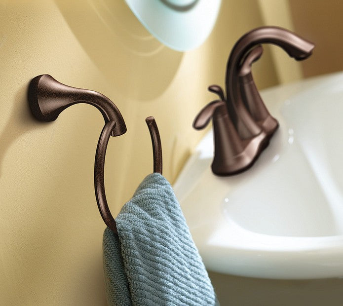 Moen YB2886BN Towel Ring Holder from the Eva Collection - Brushed Nickel