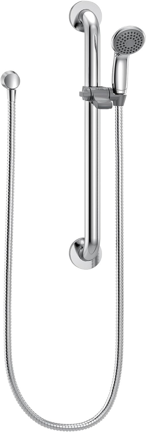 Moen 52224GBM15 Chrome Commercial Slide & Grab Bar Hand Shower System 1.5 GPM