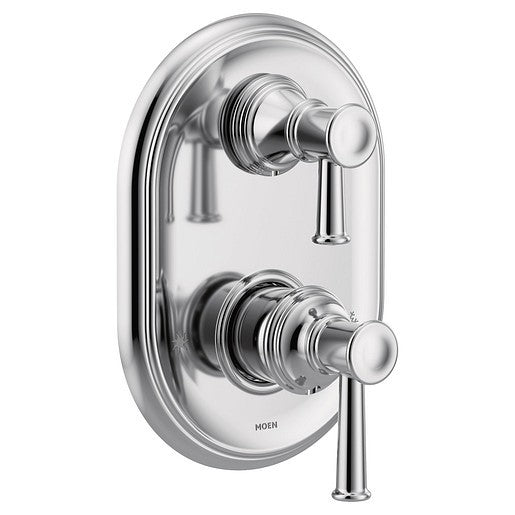 Moen UT3322 Belfield M-CORE 3-Series 2-Handle Transfer Valve Trim - Chrome