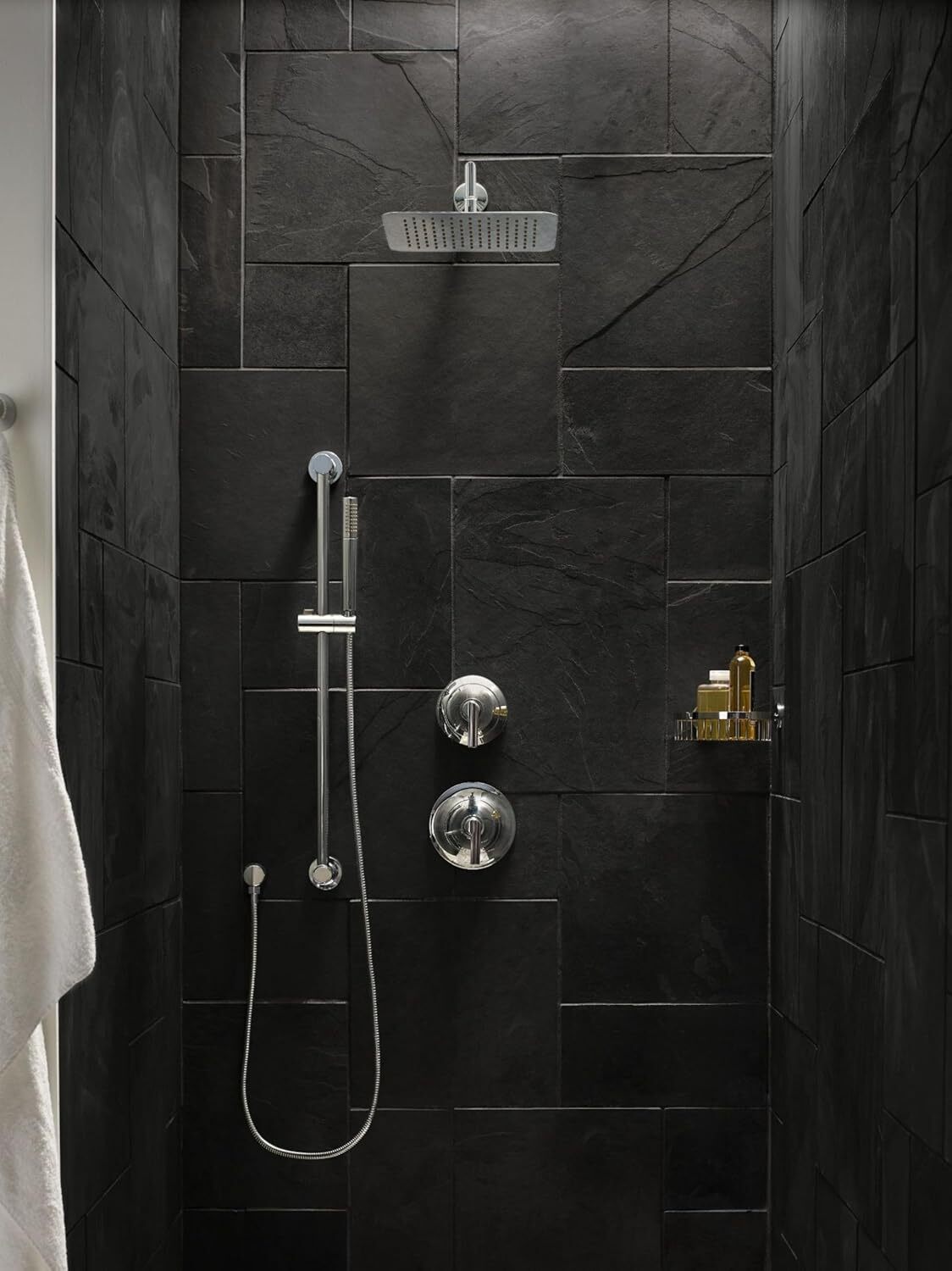 Moen 3887EP Handshower Handheld Shower 30" Slide Bar 69" Metal Hose Chrome