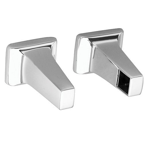 Moen P5100 3/4" Square Towel Bar Posts Pair from the Donner Collection - Chrome