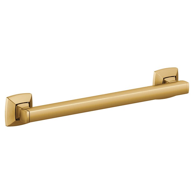MOEN YG5112BG Designer Grab Bar Voss 12" - Brushed Gold