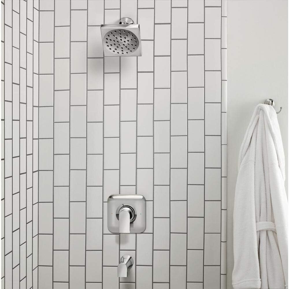NEW MOEN Genta 82760 1-Handle Tub&Shower Trim Chrome W/Valve