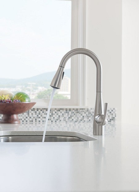 MOEN 87014SRS Essie One-Handle Pulldown Kitchen Faucet - Spot Resist Stainless