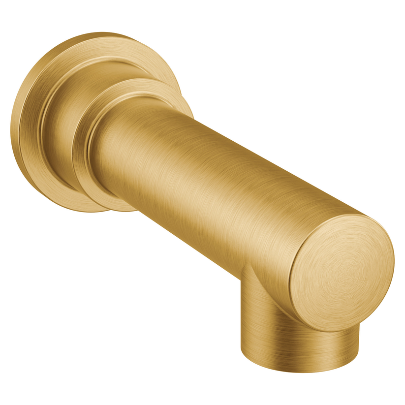 Moen 195827BG Tub Spout Kit, Non Diverting, Brushed Gold B257
