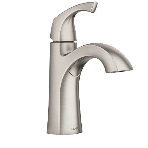 Moen 84505SRN Lindor 1-Handle Bathroom Faucet - Spot Resist Brushed Nickel