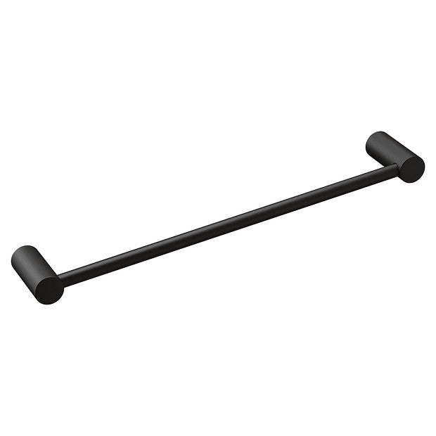 Moen YB0424BL Align 24" Modern Single Towel Bar - Matte Black