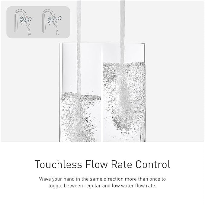 Moen Nio Chrome Smart Faucet Touchless PullDown Sprayer Kitchen S75005EV2C Alexa
