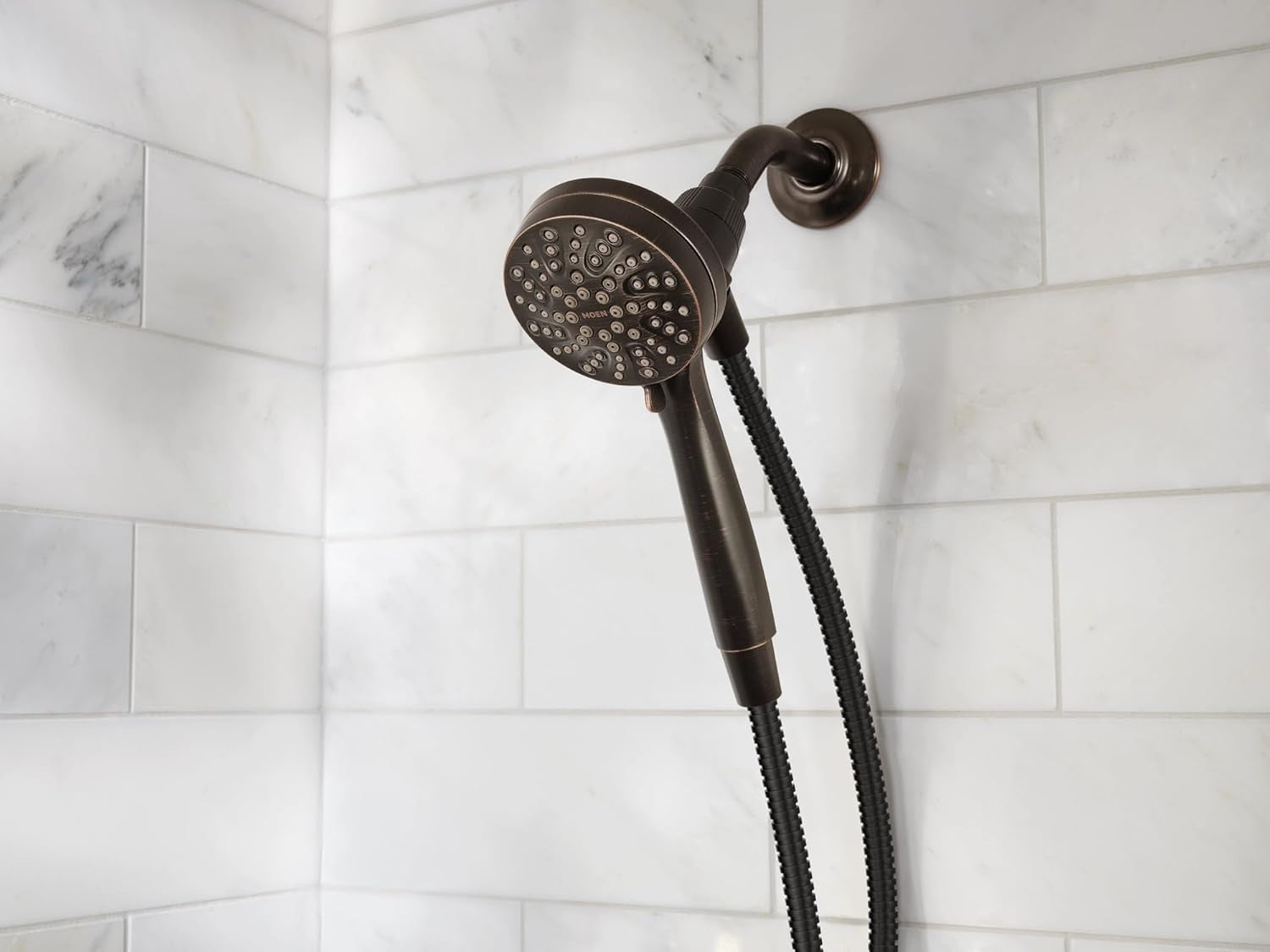 Moen 26100BRB Engage 6-Settings Handheld Shower Head - Mediterranean Bronze