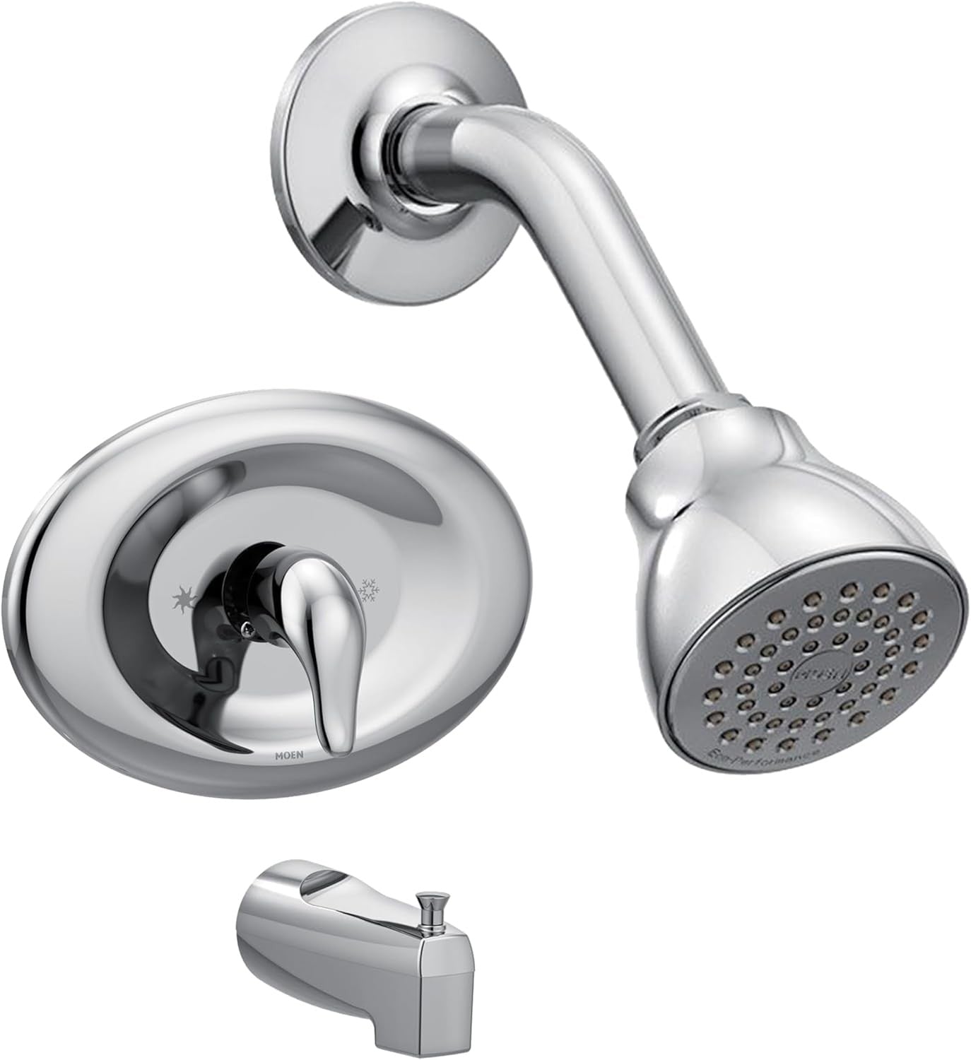 Moen T2137EP Eva Posi-Temp Tub & Shower Trim Kit Valve Needed - Chrome