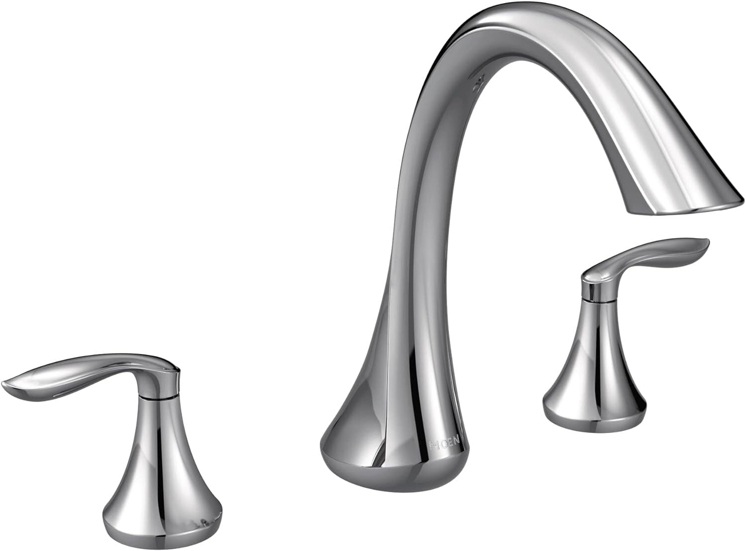 Moen T943 Eva Chrome Two-Handle Deck Mount Roman Tub Faucet Trim Kit
