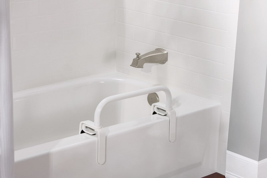 Moen DN7010 16.5" Home Care Tub Safety Bar - Glacier White
