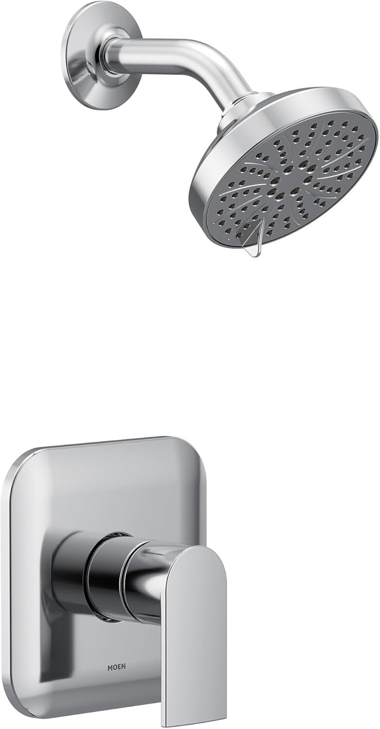 Moen UT2472EP Genta LX M-CORE 2-Series 1-Handle Shower Trim Kit Chrome Valve Rqd