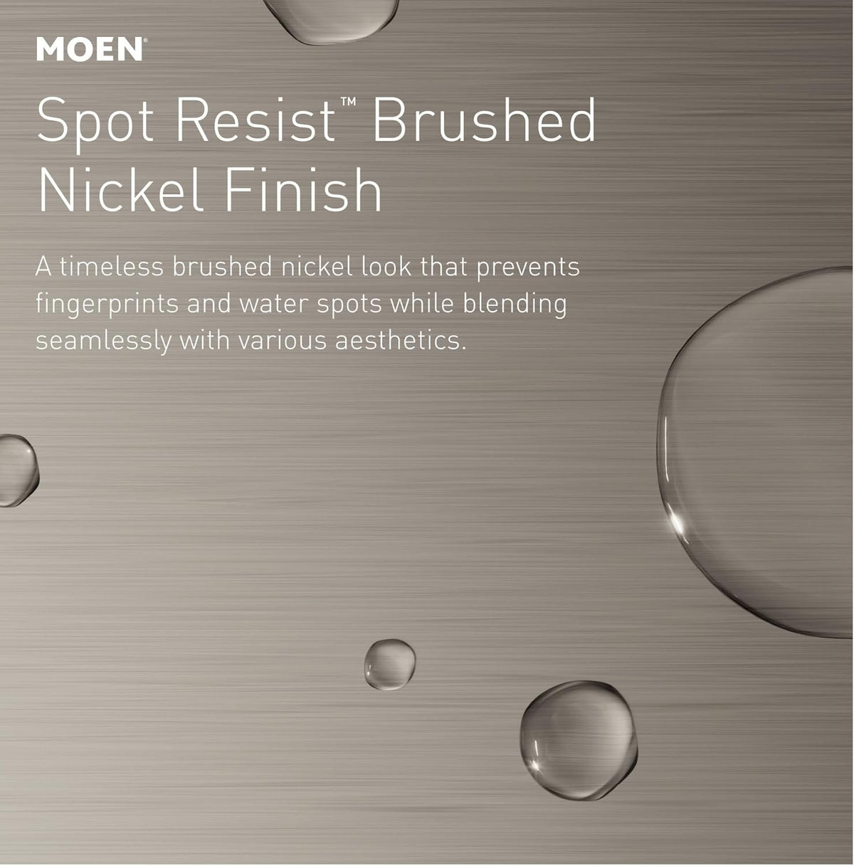 Moen 84021SRN Ronan 1-Handle Bathroom Sink Faucet - Spot Resist Brushed Nickel