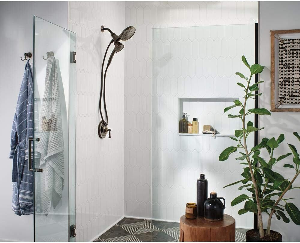 Moen 82610BRB Brecklyn 6 Spray Magnetix Shower Faucet Mediterranean Bronze 