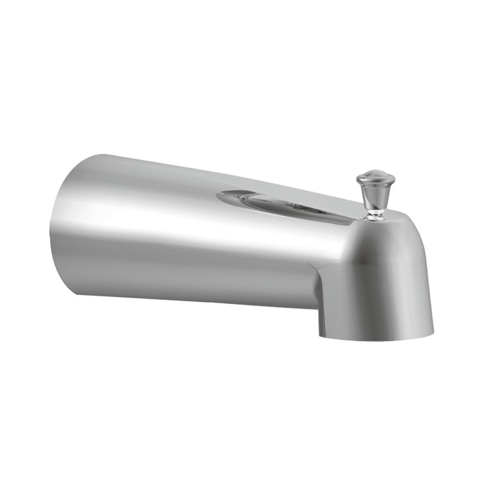 Moen 3853 Eva Replacement 7-Inch Tub Diverter Spout 1/2-Inch 0.5 Inch, Chrome 