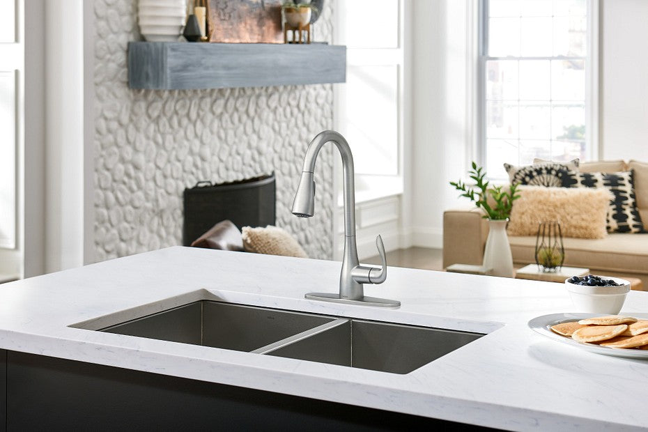 Moen 87912SRS Georgene High Arc Kitchen Faucet - Spot Resist Stainless