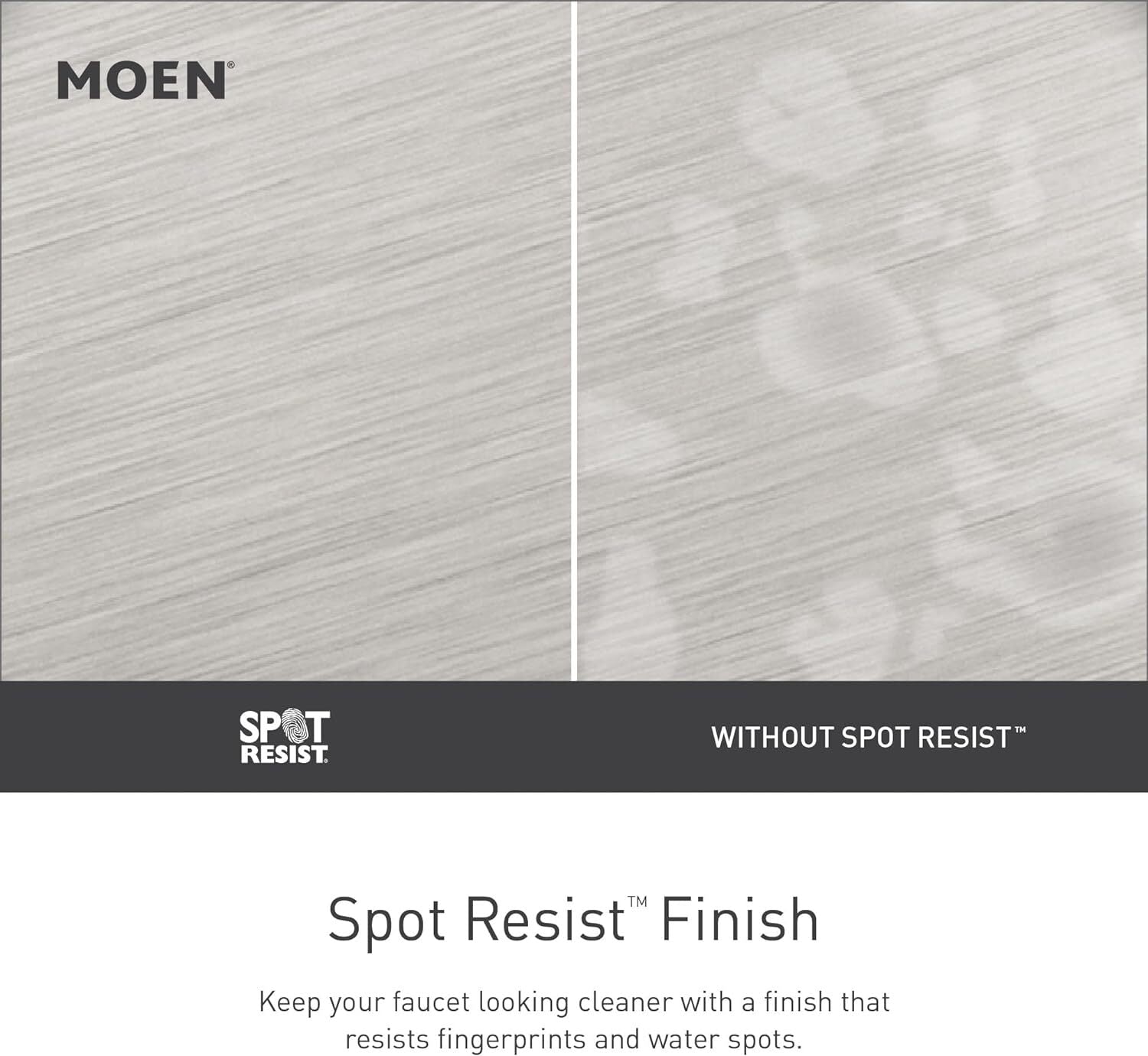 Moen 87701SRS Sombra Kitchen Faucet  with Soap Dispenser, Spot Resist Stainless