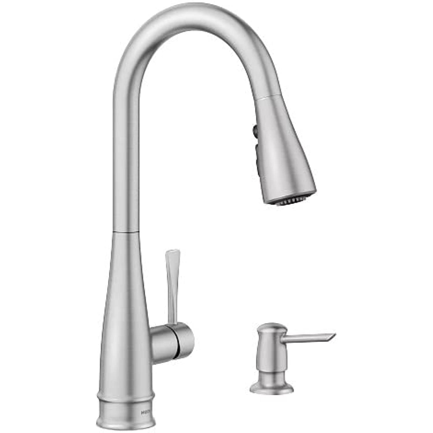 Moen 87205EWSRS Birchfield Spot Resist Stainless 1 Handle Kitchen Faucet