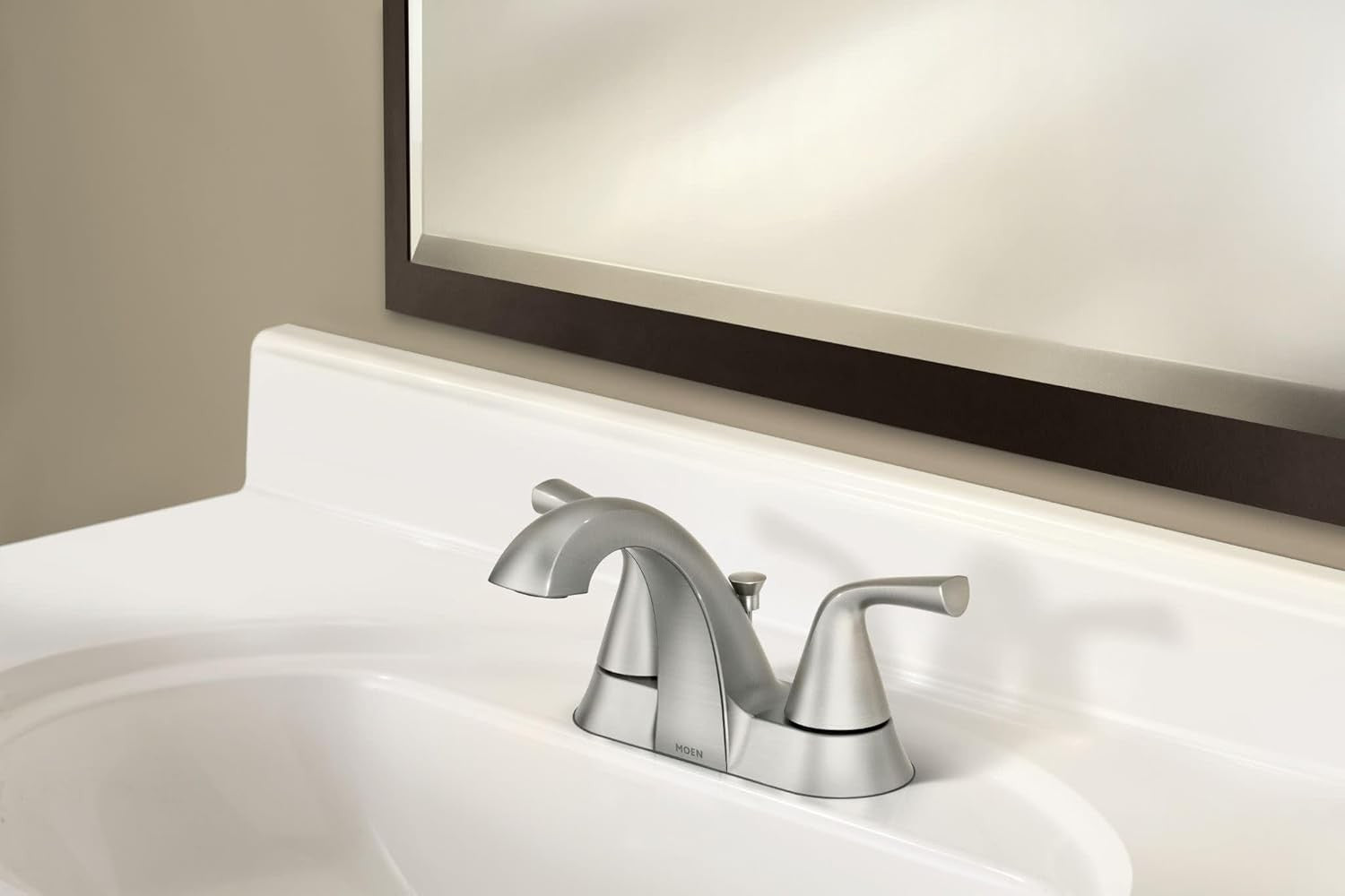 Moen Haber 84768SRN Bathroom Spot Resistant Faucet Brushed Nickel Finish