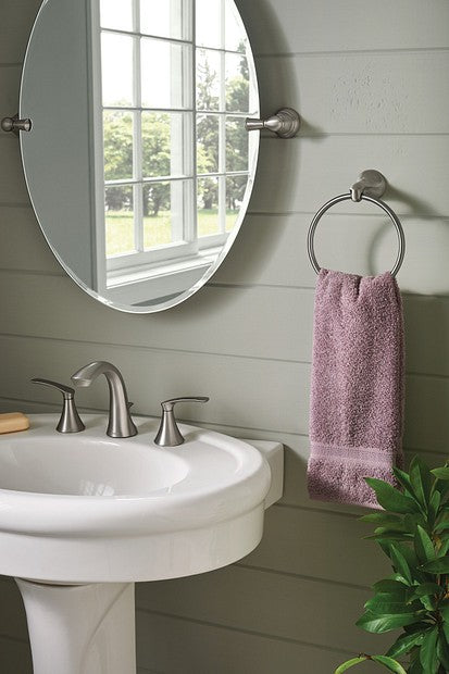 Moen MY1586BN Darcy Hand Towel Ring Press & Mark - Brushed Nickel