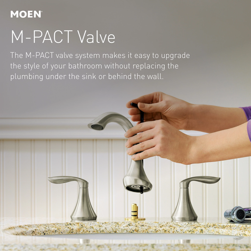 Moen Brantford TV6620ORB Two-Handle Bathroom Sink Faucet - Oil Rubbed Bronze