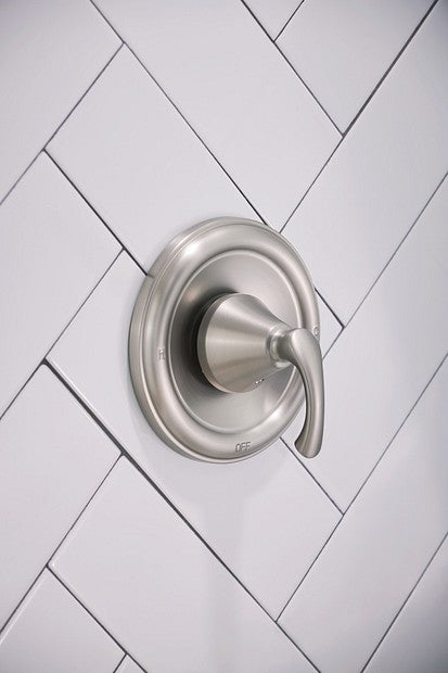 Moen 82879SRN Tiffin 1-Handle Tub & Shower Trim / Valve Package Brushed Nickel