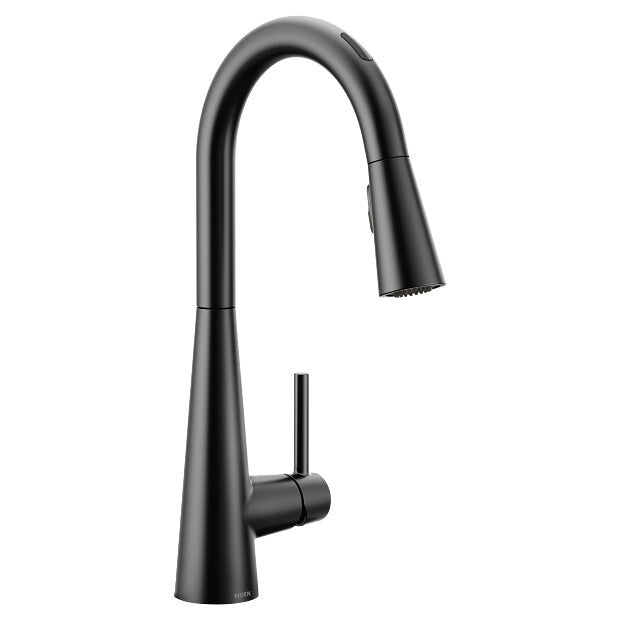 Moen 7864EVBL Smart Kitchen Faucet Matte Black One-Handle High Arc - Matte Black