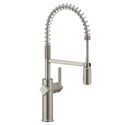 MOEN 87580SRS Joric Pre-Rinse Spring Pull-down Kitchen Faucet - Spot R Stainless