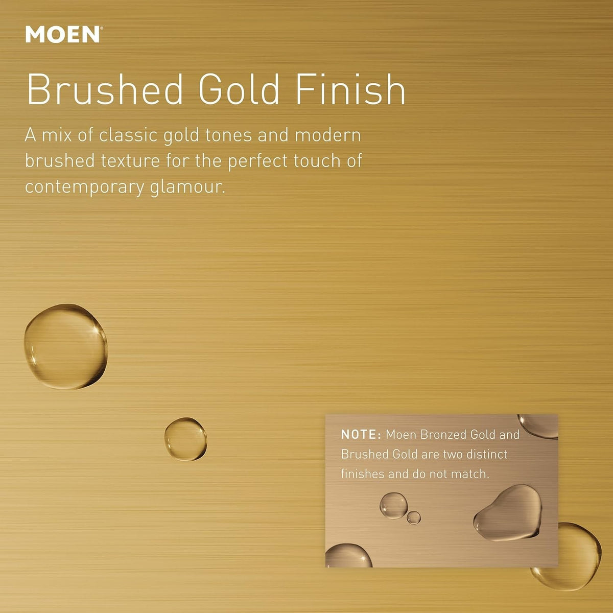 Moen 220R7BG Verso 7" Infiniti Dial Round Rain Shower Head - Brushed Gold