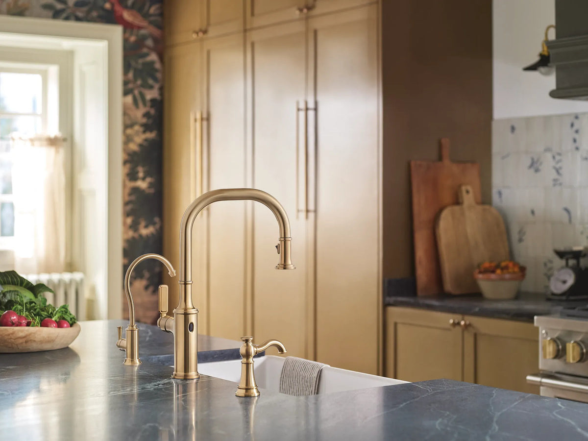 Moen S3945BZG Weymouth Traditional Soap & Lotion Dispenser - Bronzed Gold