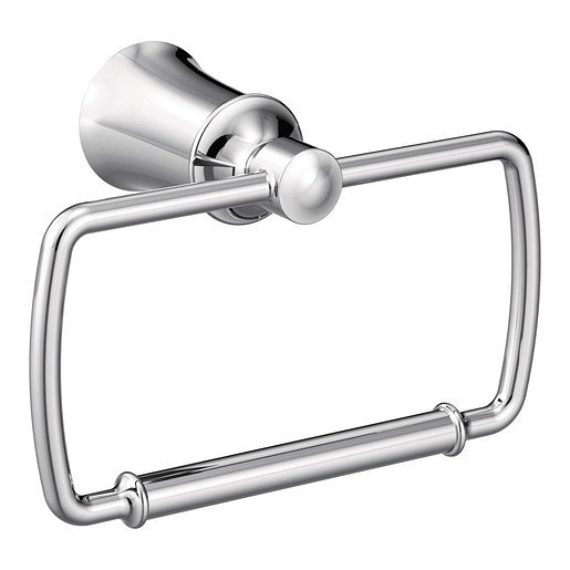 Moen YB2186CH Dartmoor Bright Hand Towel Ring Holder Decorative - Chrome