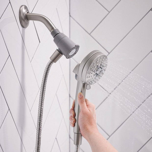 Moen 82879SRN Tiffin 1-Handle Tub & Shower Trim / Valve Package Brushed Nickel