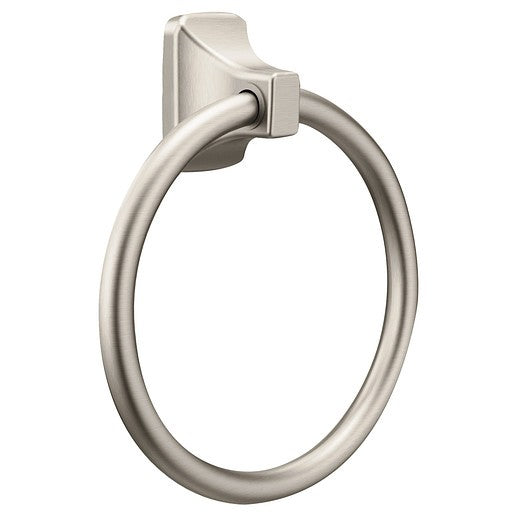 Moen P5860BN Contemporary Towel Ring - Brushed Nickel
