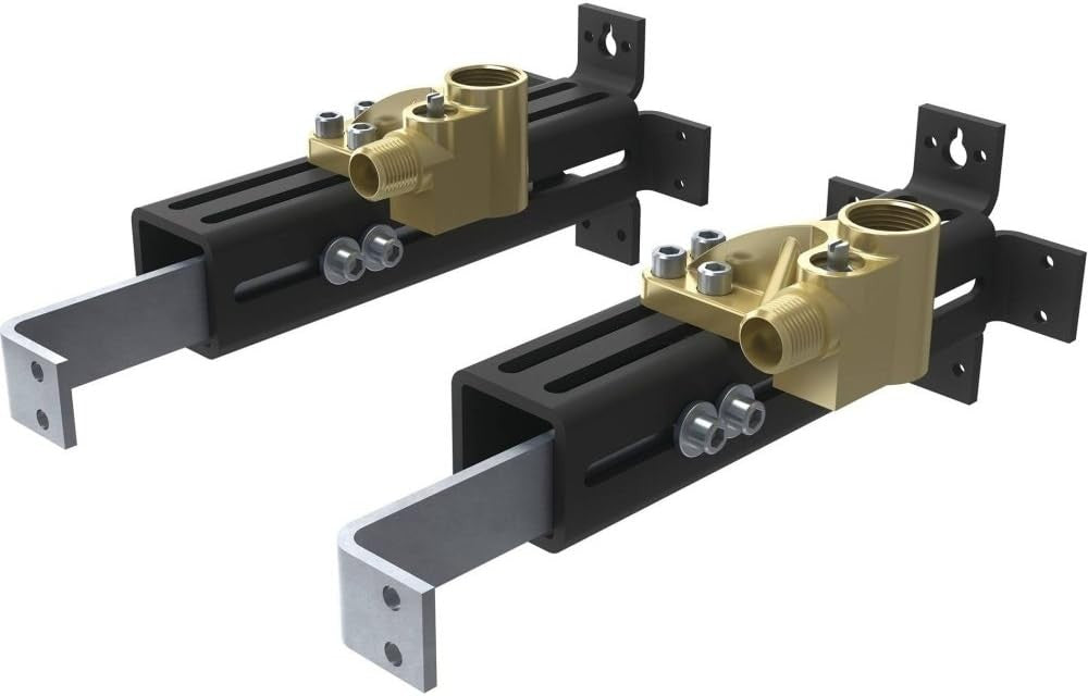 Moen TS50200 Freestanding Floor Mount Tub Filler Double Riser Floor Joist