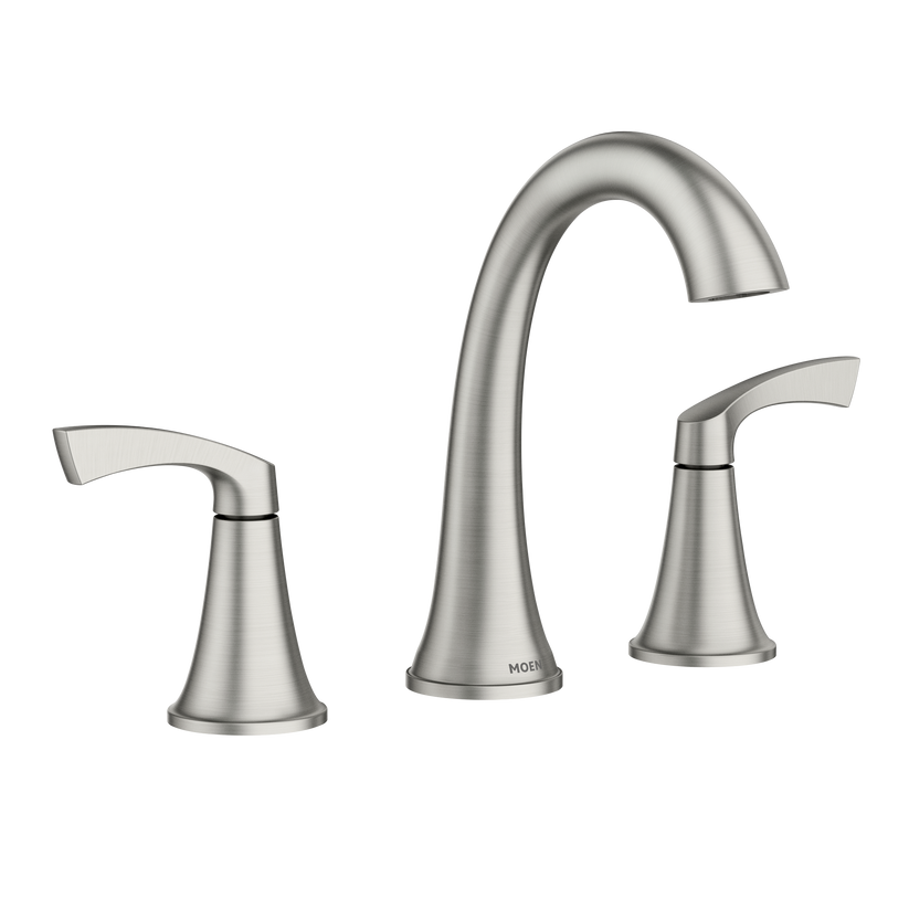 Moen 84468SRN Korek 2-Handle Widespread Bathroom Faucet - Brushed Nickel