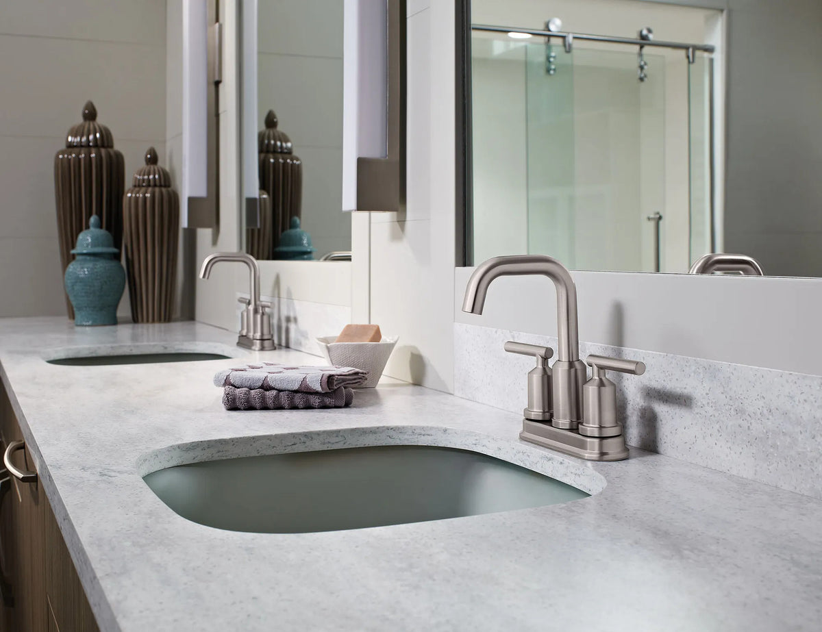Moen WS84228SRN Gibson 2-Handle Bathroom Faucet - Spot Resist Brushed Nickel