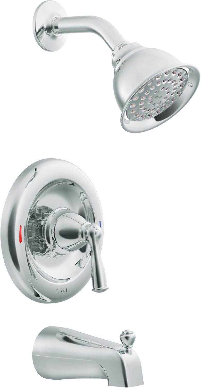 Moen Banbury 82910 Tub Shower Faucet Trim Set, Posi-Temp VALVE INCLUDED - Chrome